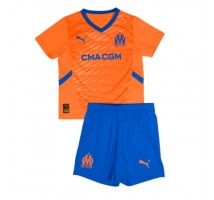 Olympique de Marseille Koszulka Trzecia dzieci 2024-25 Krótki Rękaw (+ krótkie spodenki)